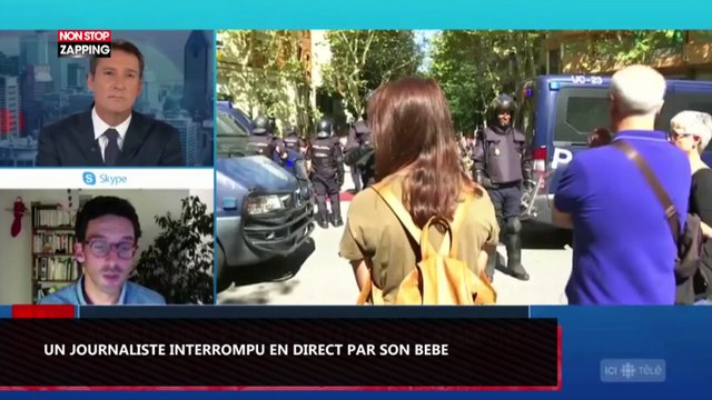 Un journaliste interrompu en direct par son enfant, l’amusante vidéo