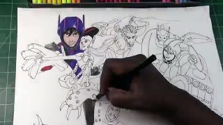 Drawing Big Hero 6 {Speed Art}