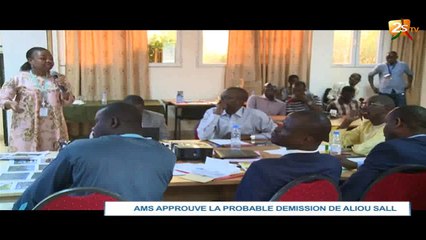 APPROUVE LA PROBABLE DÉMISSION DE ALIOU SALL