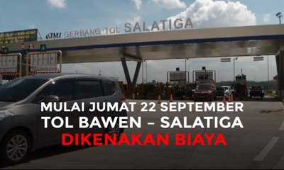 Ruas Tol Bawen-Salatiga Berbayar