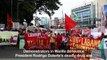 Anti-Duterte protests over drug war killings