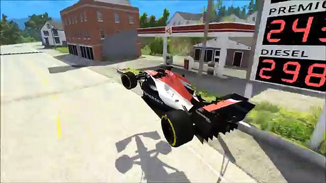 Formula 1 Street Racing & Crashes | BeamNG.drive