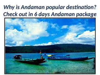 6 days Andaman package