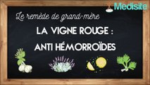 Le remède de grand-mère anti-hémorroïdes : la vigne rouge