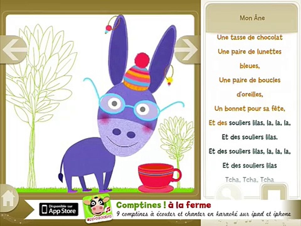 MON ANE ♫ Comptines maternelles - la récré des ptits loups