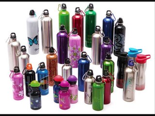 glass water bottles