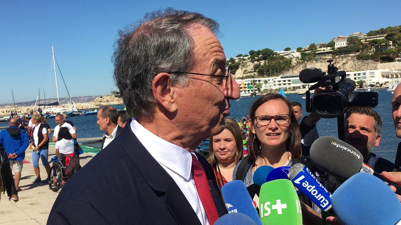 JO 2024 à Marseille : "Cette visite montre bien tout l'intérêt de Marseille dans le dossier Paris 2024" (Masseglia)