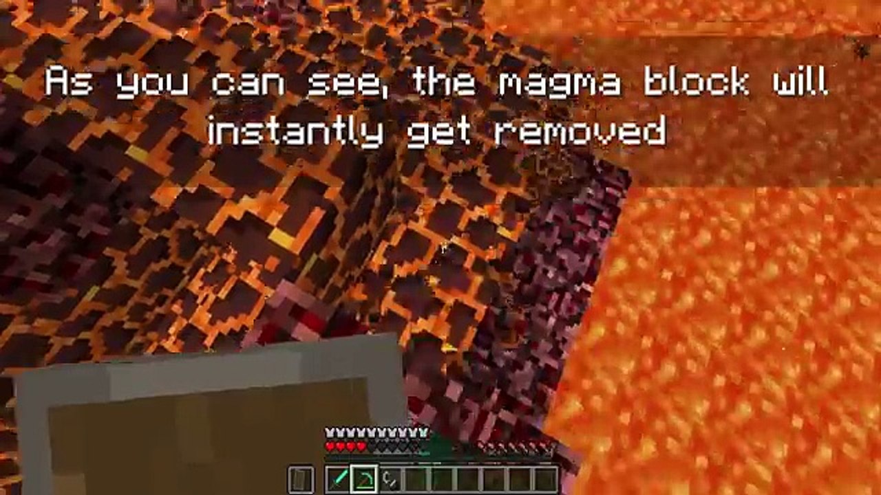 Minecraft 1 10 Magma Armor Tools In Only One Command Video Dailymotion