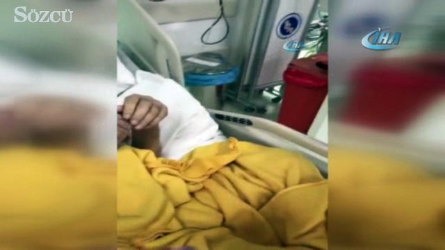 Yoğun Bakım hastasına sigara verip, dalga geçtiler