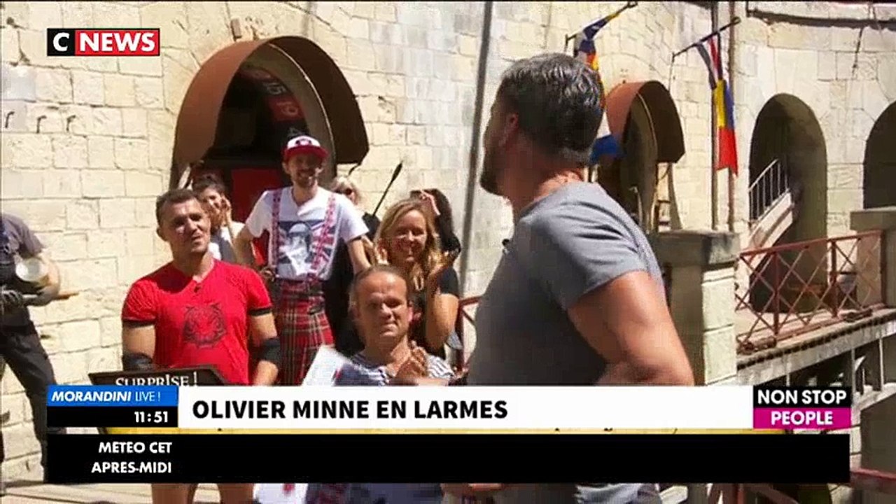 Olivier Minne au bord des larmes ce matin en direct sur le plateau de "Morandini Live" - Regardez