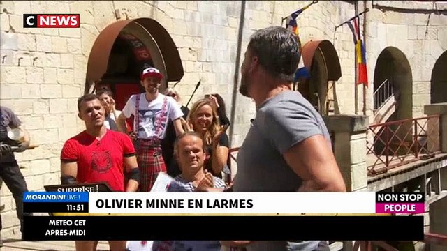 Olivier Minne au bord des larmes ce matin en direct sur le plateau de Morandini Live - Regardez