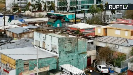 Puerto Rico Streets Strewn with Wreckage in Aftermath of Hurricane Maria