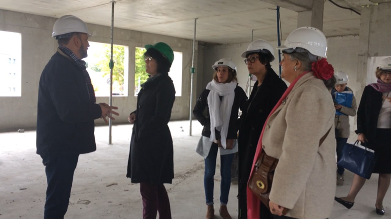 Visite du chantier des nouveaux locaux de l'Ifs...