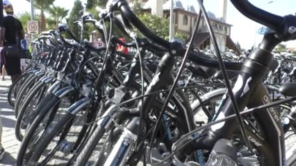 52 Ülkeden 300'e Yakın Katılımcı Antik Kentte Bisiklet Turuna Katıldı