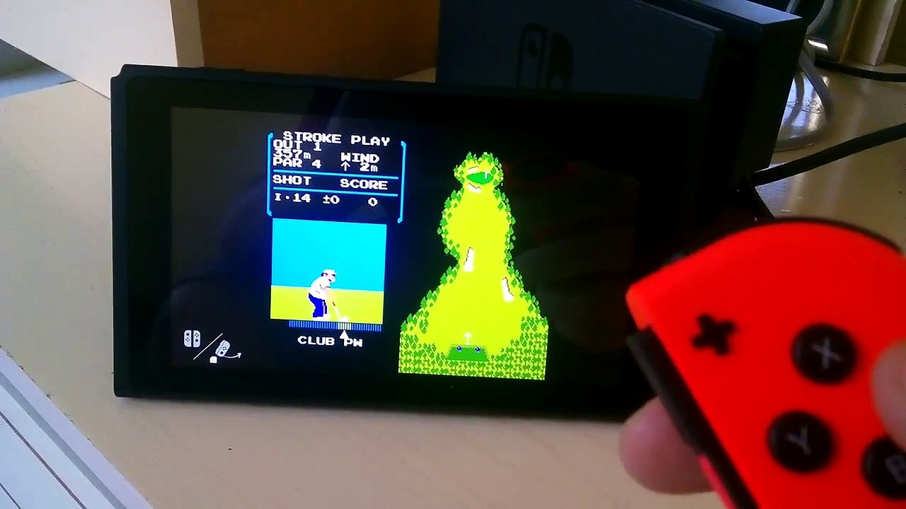 Playing Golf on Nintendo Switch