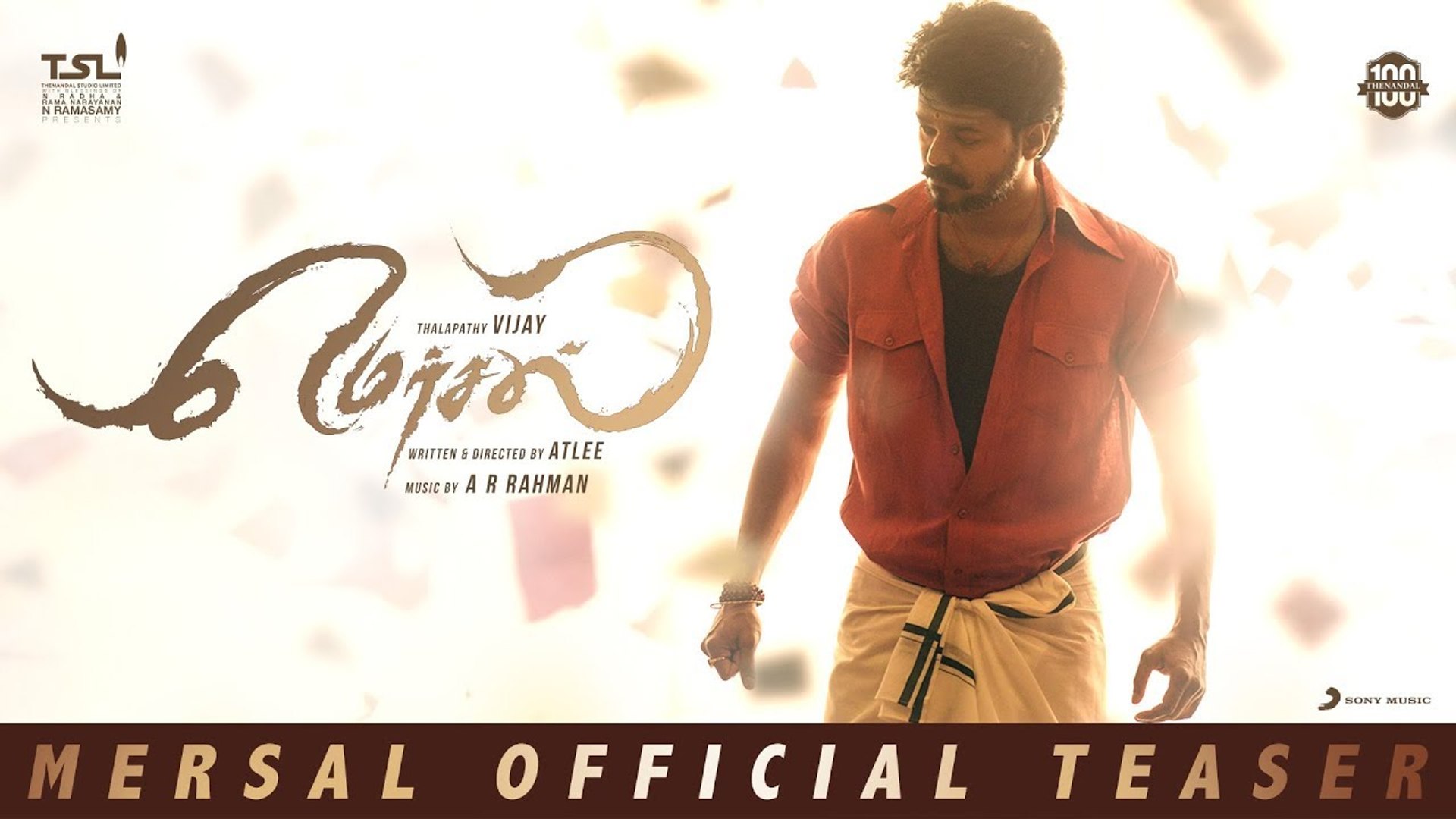 Mersal Official Tamil Teaser Vijay A R Rahman Atlee