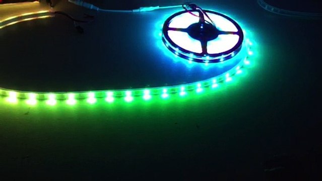 Individually addressable 5050 RGB and high brightness flexible led strip