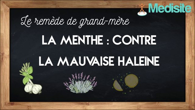 Remède de grand-mère contre la mauvaise haleine : la menthe