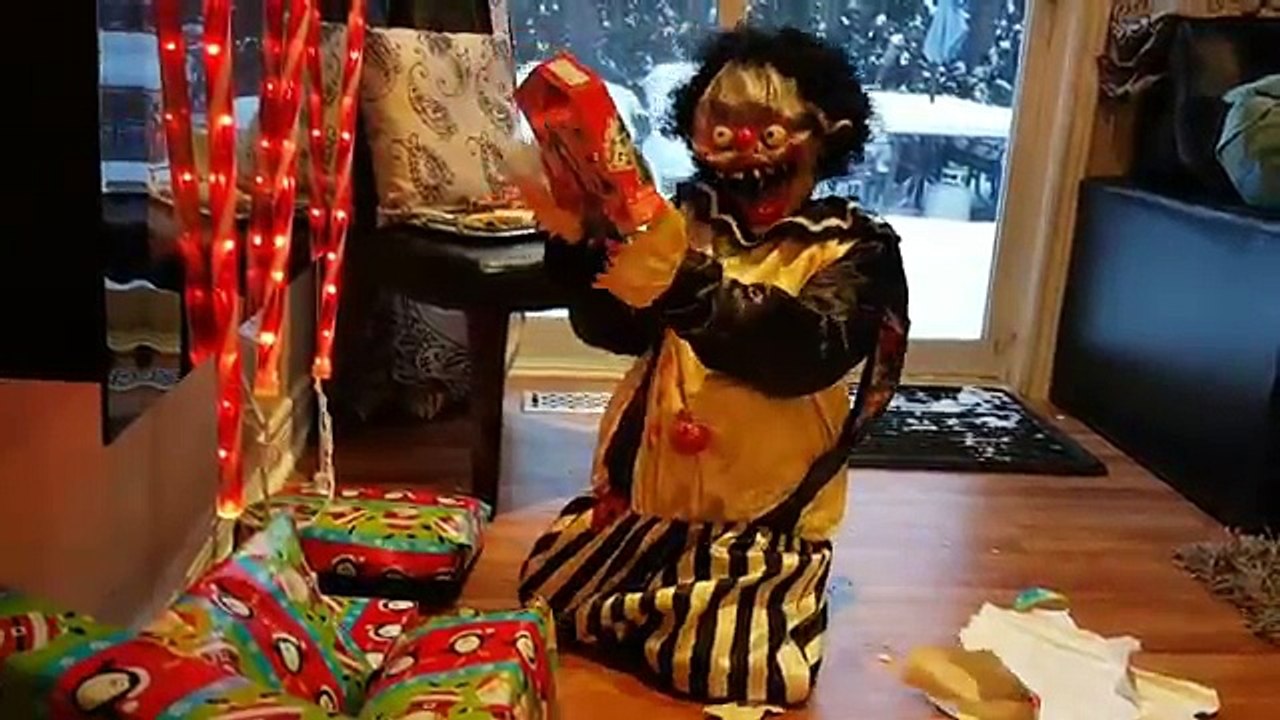 Scary Killer Clown Stealing Santa Gifts for Kids! Video for Kids