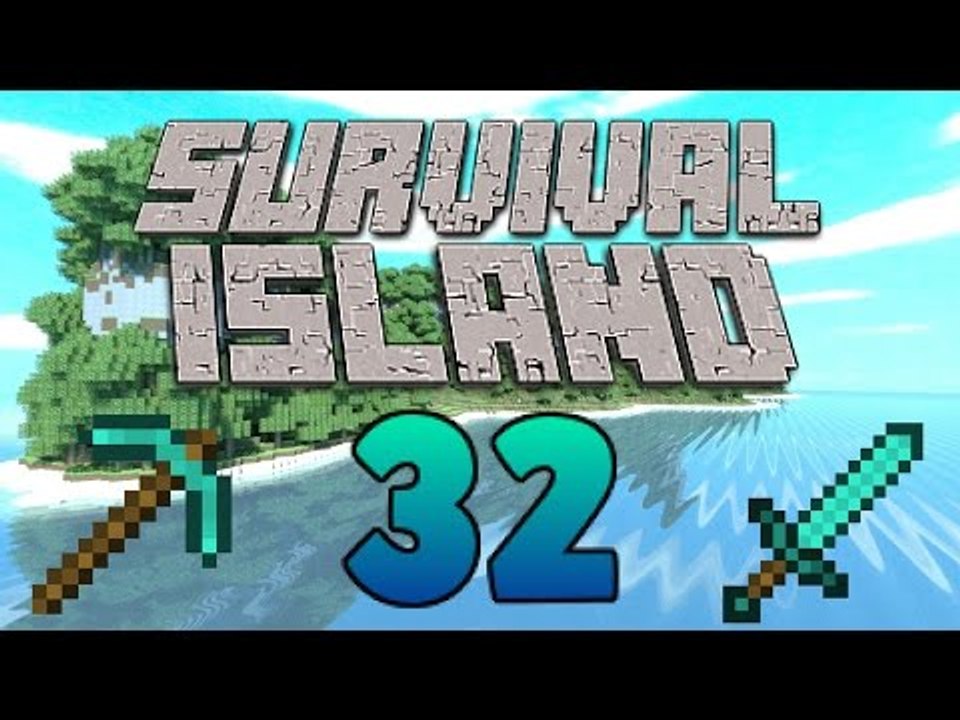 New Caves! - Lots of Diamonds! - (Minecraft Survival Island) - Episode 32