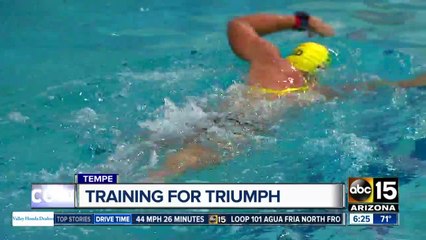 Local triathlete training for Ironman World Championship