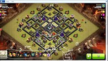 GoHog Strategy vs Maxed Defenses TH9 | Clan Wars | Clash Of Clans HD