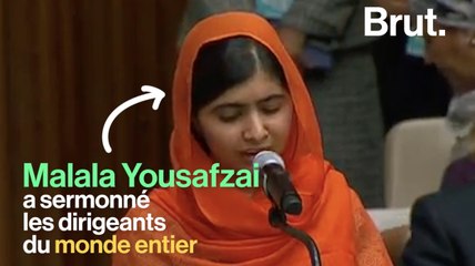 Malala sermonne les leaders du monde entier