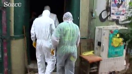 Cihangir’de 20 tonluk çöp ev bulundu