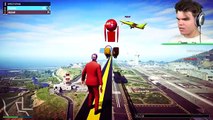 MILE HIGH IMPOSSIBLE DEAHTRUN! (GTA 5 Funny Moments)