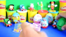 Surprise Eggs Peppa pig Barbie Kinder Surprise Hello Kitty TMNT Mario Sanrio WOW