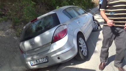 Virajı Alamayan Sürücü Karşı Şeride Geçti; 1 Yaralı