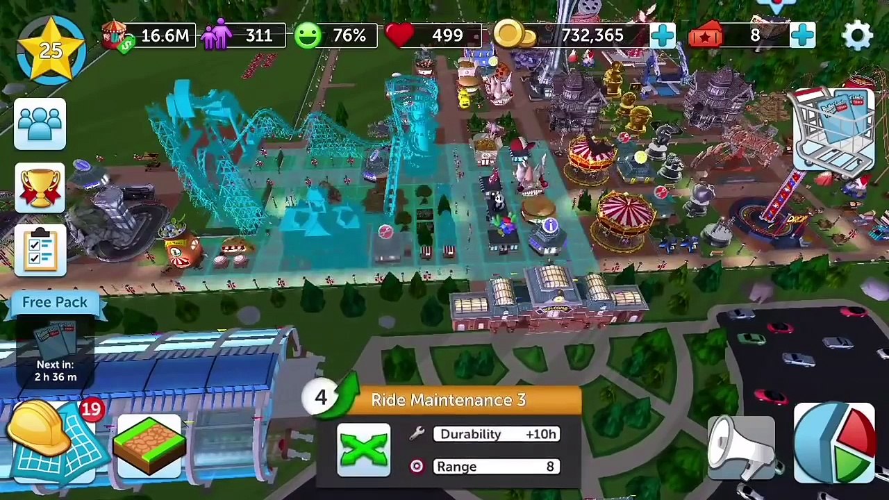 Best Park Design | How To Design Your Park | RollerCoaster Tycoon Touch ...