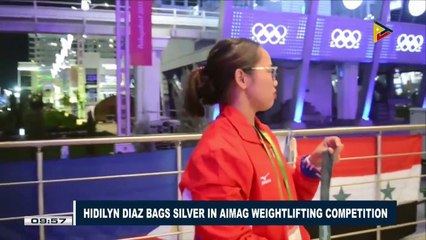 SPORTS NEWS: Hidilyn Diaz bags silver in AIMAG Weightlifting Competition