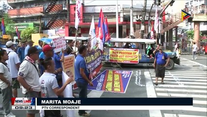 Pro and Anti-Government rallyists hold separate mass action at Mendiola