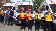 Karaman'a Gönderilen Üç Yeni Ambulans, Dualarla Göreve Başladı