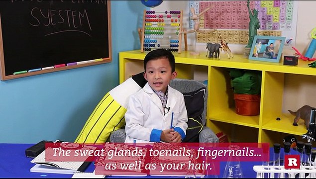Anson Wong, boy genius, explains the importance of healthy hair, skin and nails