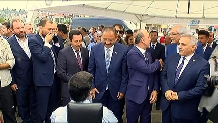 Bakan Özhaseki'den 15 Temmuz Şehitler Anıtını Açtı