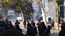Incidents en marge de la manifestation à Paris contre les ordonnances Macron
