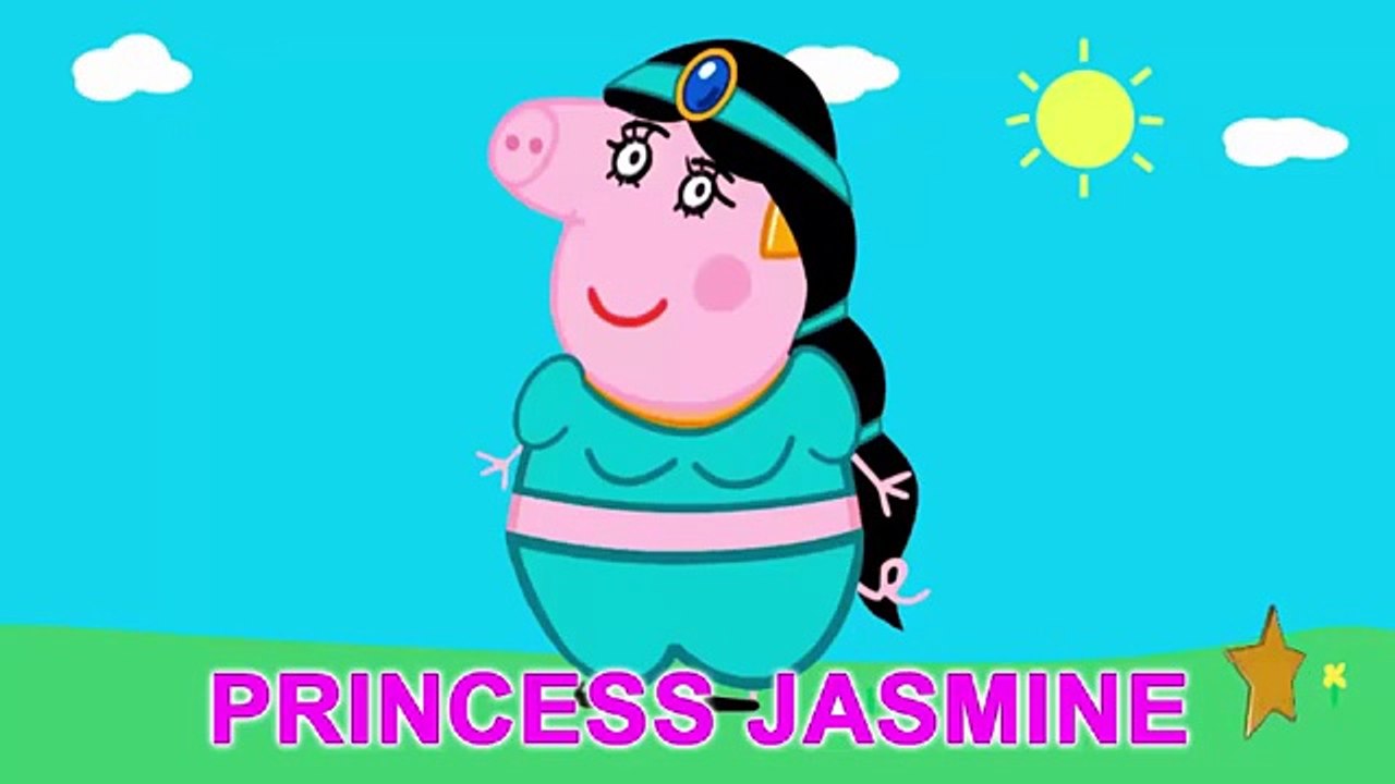 Peppa Pig English Magic Costume Party Angry Birds, Hulk, Daisy Duck, Princess Jasmine by Toys Kids