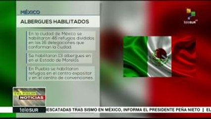 Lista de albergues para damnificados por el terremoto en México