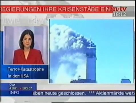 11. September 2001: n-tv Live-Nachrichten von 17:41 Uhr bis 18:33 Uhr vom 11.09.2001