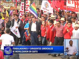 Organizaciones entregan preguntas para consulta popular