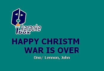 Jhon Lennon - Happy christmas (Karaoke)