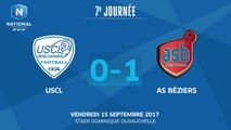 USCL 0 - 1 Béziers (J7 S17/18)