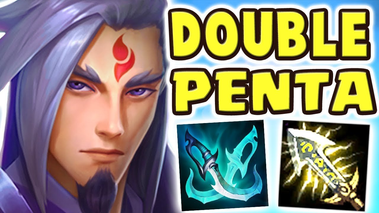 DOUBLE PENTAKILL MASTER YI FACE REVEAL! NEW SKIN ETERNAL SWORD YI JUNGLE | BEST SKIN EVER Nightblue3
