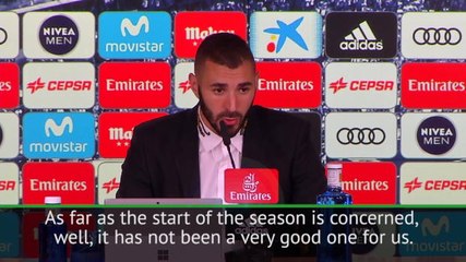 Benzema unconcerned by Real's poor start