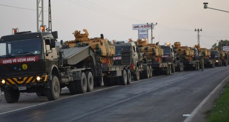 Sınırda Olağanüstü Hareketlilik! Cilvegözü Sınır Kapısı'na 10 Tank Sevk Edildi