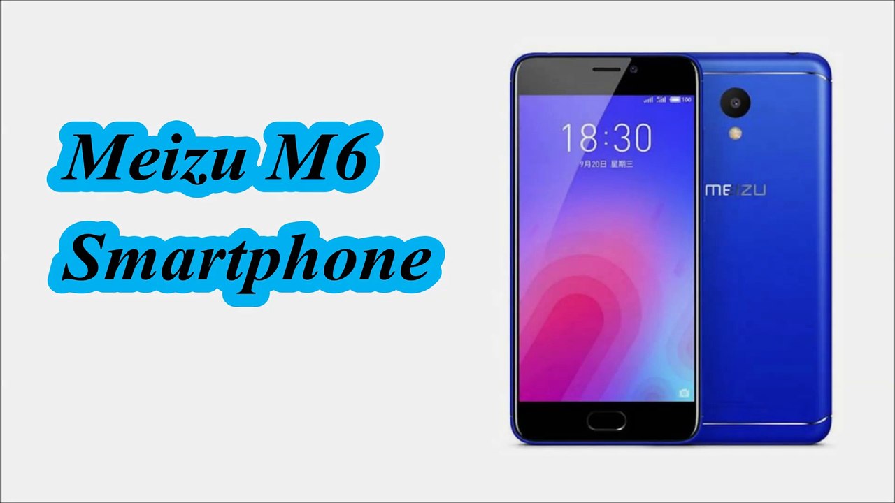 Meizu M6 smartphone
