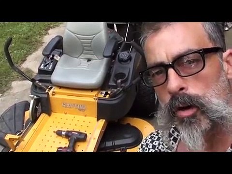 easy belt replacement hustler belt replacement, almost NO TOOLS!