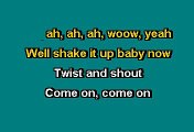 THE BEATLES - TWIST AND SHOUT (KARAOKE)